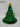 Tinsel Green Christmas Hat