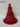 Tinsel Red Christmas Hat