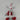 Fabric Whimsical Deer Red/White