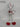 Fabric Whimsical Deer Red/White