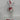 Fabric Whimsical Deer Red/White