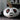 7" Halloween Fabric White Pumpkin with Jack-O-Lantern Face