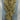 S/2 Peacock Leaf Picks-Gold