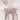 6” HT Flocked Deer Ornament