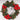 24” HT Poinsettia Berry Pinecone Artificial Wreath