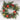 28” diameter Battery Operated Holiday Fruit Wreath