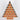 13 X 2.5 X 12.25"H TREE SHAPED CHRISTMAS ADVENT CALENDAR DECOR