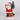 6.5 X 3.75 X 3"H CERAMIC SANTA DECOR