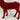 Red Flocked Standing Resin Deer